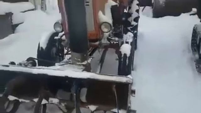 Снегоротор для Т-25 смотреть онлайн