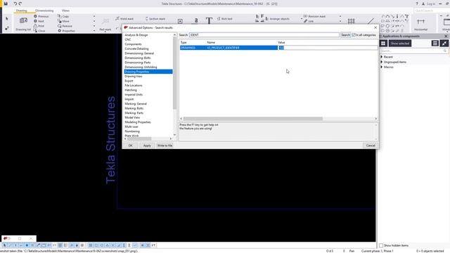 Tekla Structures Drawing How To Hide Product Identifier смотреть онлайн