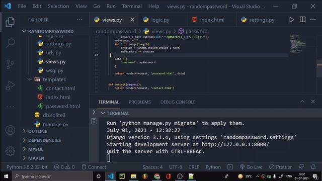 Python Django Tutorials In Hindi | Writing Backend in Django | Part - 9 смотреть онлайн