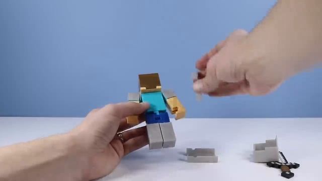 Minecraft Survival Mode Toys Enderman Iron Armor Steve & Shulker Mattel смотреть онлайн