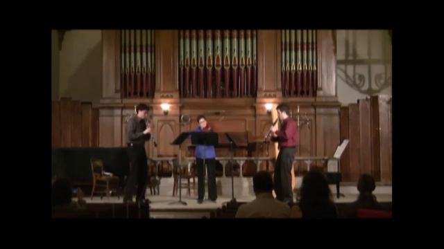 Definiens Chamber Players, oboe, clarinet, viola Trio by Randall Thompson смотреть онлайн