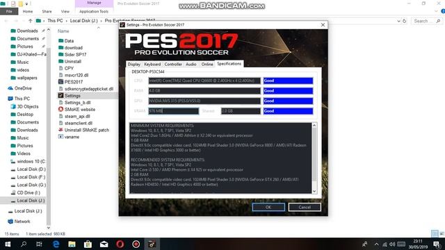 nvidia nvs 315 1gb in pes2017 high setting смотреть онлайн