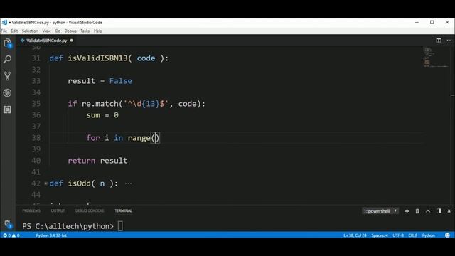 validate isbn code in python ? смотреть онлайн