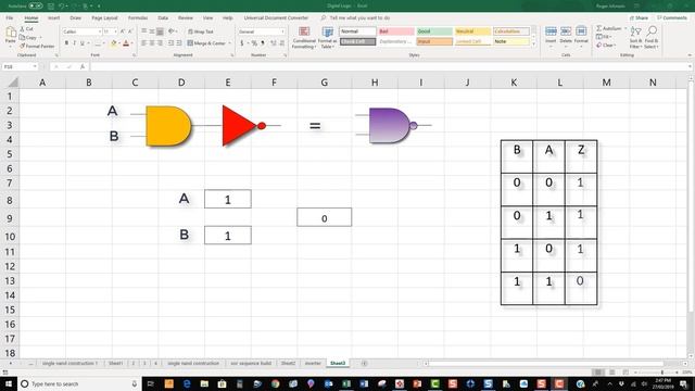 Using Microsoft Excel to teach and learn Logic Gates смотреть онлайн