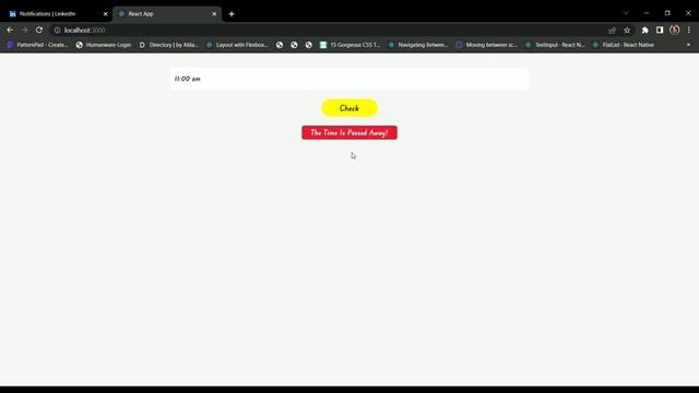 compare time conditionally | React JS | If-else statement смотреть онлайн