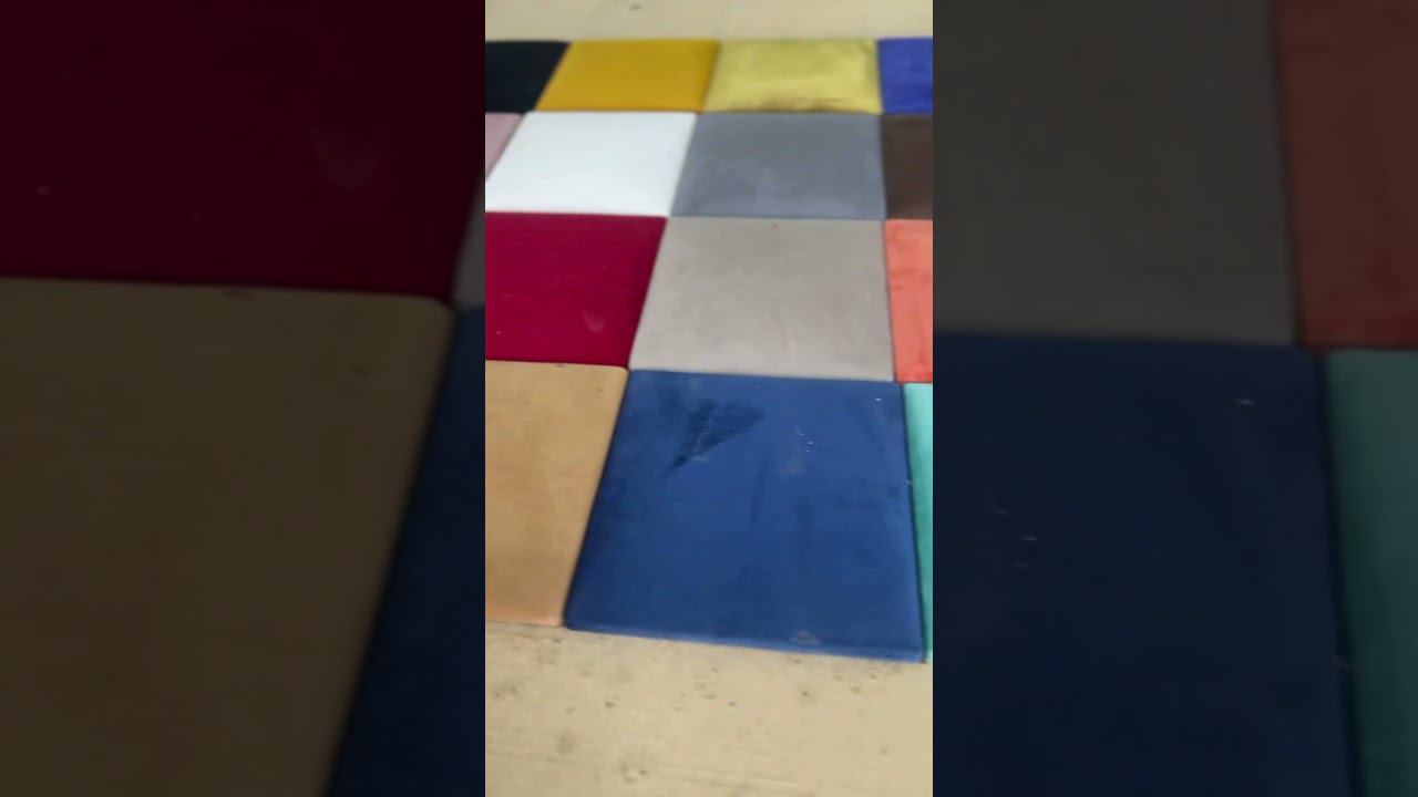 Мягкие панели готовые квадраты 15*15 см и 30*30 см смотреть онлайн