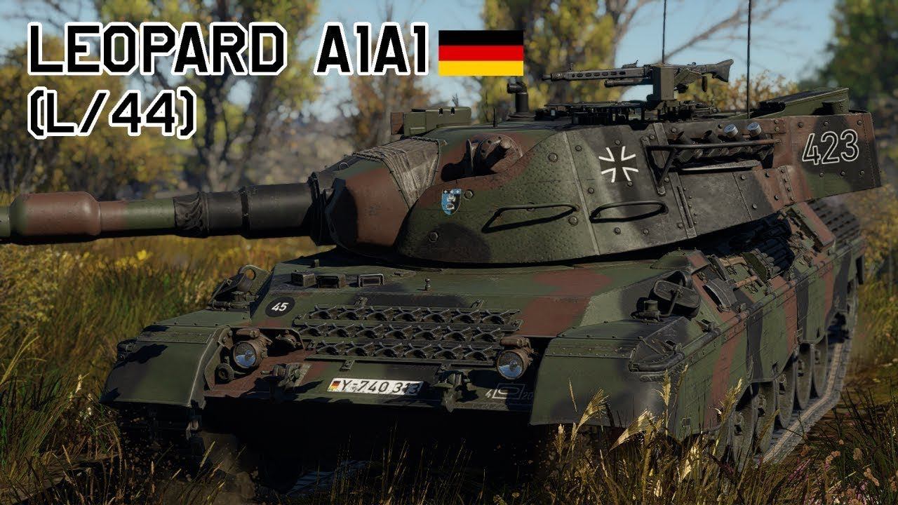 War Thunder Leopard A1A1 (L/44) КАЧАЕМ ТАНКИ смотреть онлайн