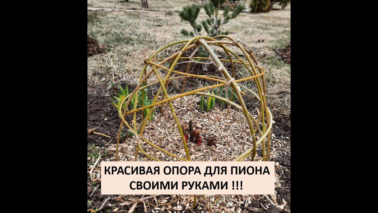 Красивая опора для пиона своими руками ! смотреть онлайн
