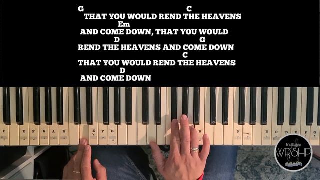How to play Rend The Heavens Key of G смотреть онлайн