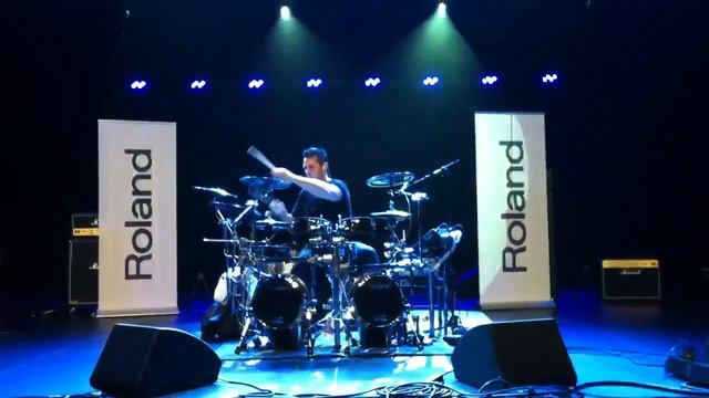 Thomas Lang playing Roland TD-30KV V-Drums. part 1 смотреть онлайн