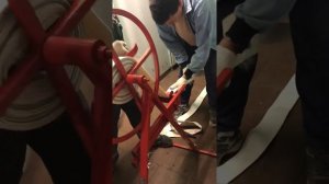 Перекатка пожарных рукавов