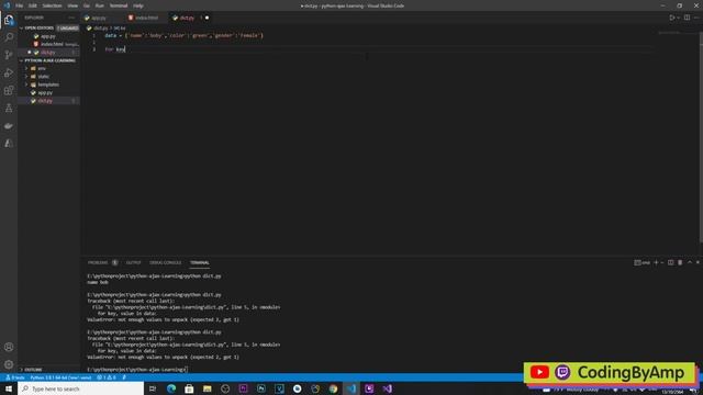 How to Iterate Through a Dictionary in Python | short dev смотреть онлайн