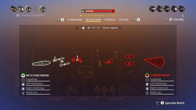 CAPITAL SHIP DESTRUCTION | Star Wars Squadron Gameplay смотреть онлайн