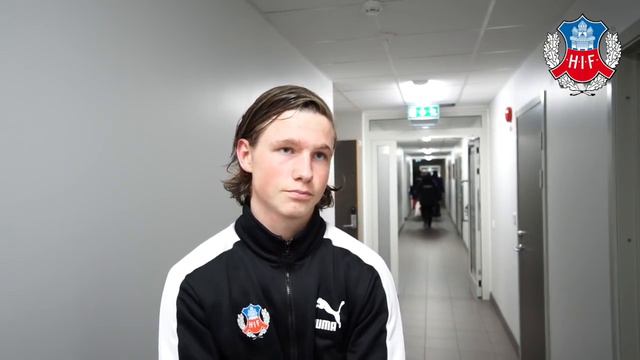 Tvåmålsskytten Max Svensson efter vändningen mot Östers IF смотреть онлайн