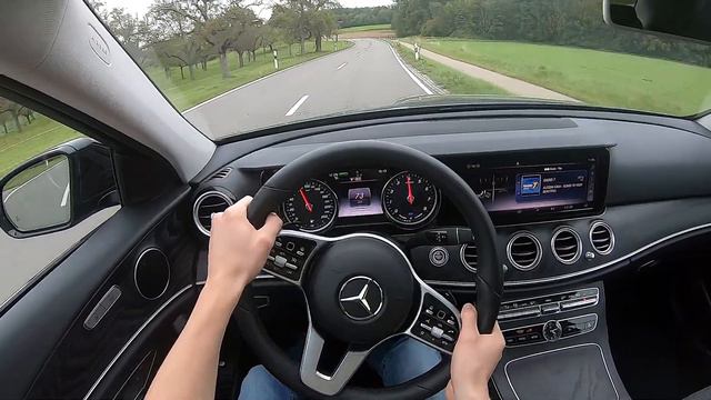 Mercedes E200 Limousine 4Matic | POV Drive смотреть онлайн