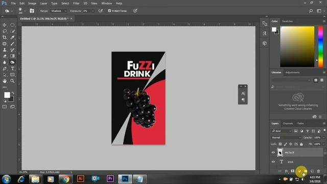 product packaging design in photoshop | SODA CAN смотреть онлайн