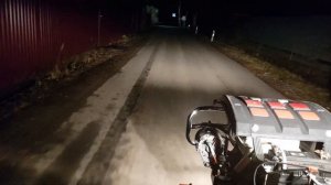 Свет на мотоблоке. Ночные покатушки. Обкатка мотоблока...