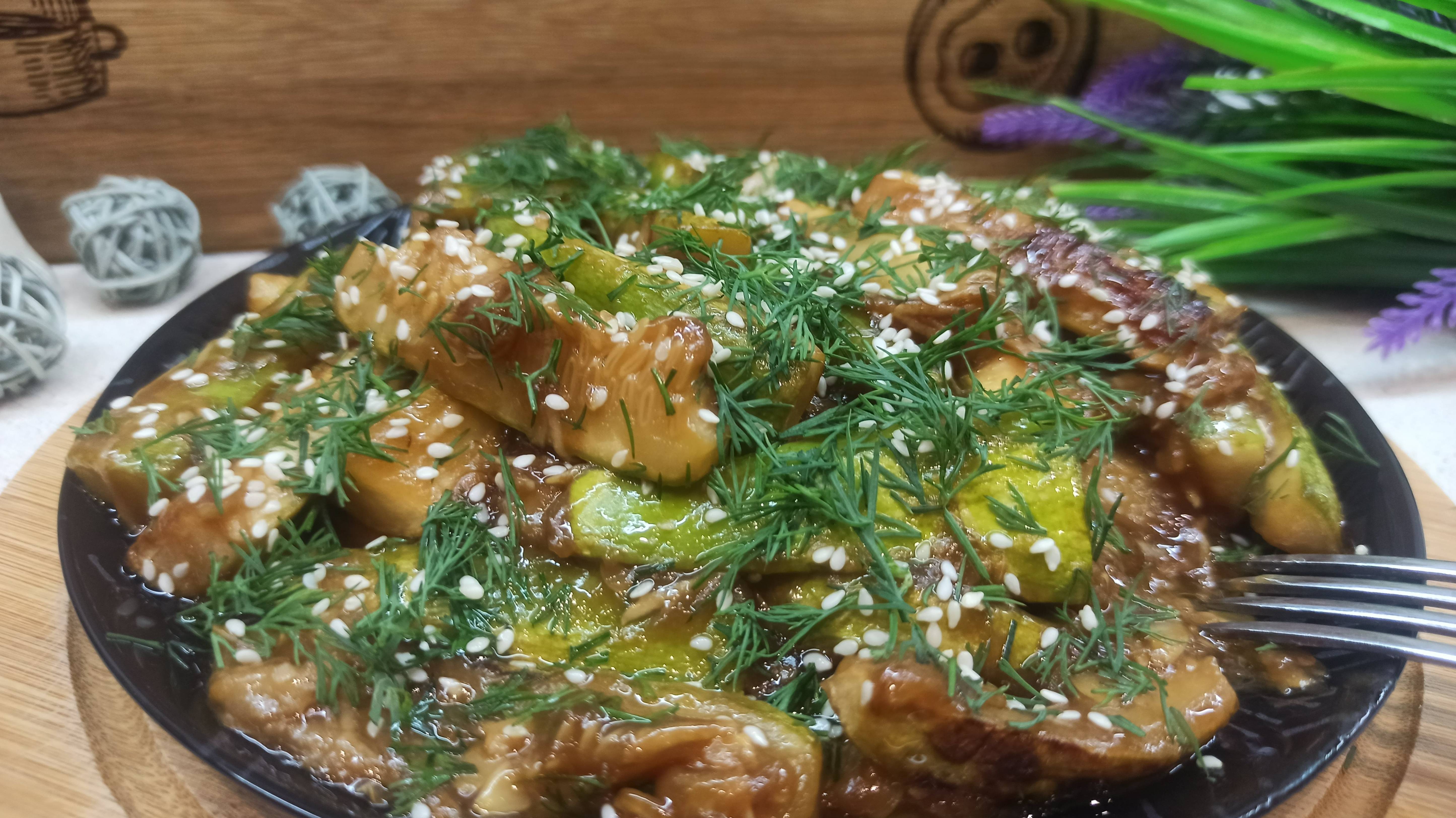 Невероятно вкусные КАБАЧКИ в медовом соусе.