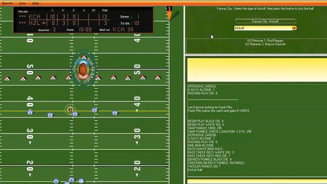 Strat-O-Matic PC Football; AFC CHAMPIONSHIP GAME! смотреть онлайн