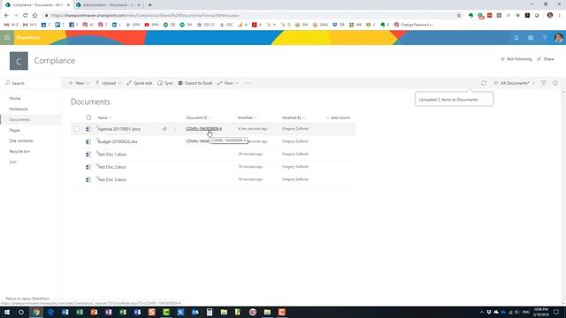 How to enable and configure a Document ID feature in SharePoint Online смотреть онлайн