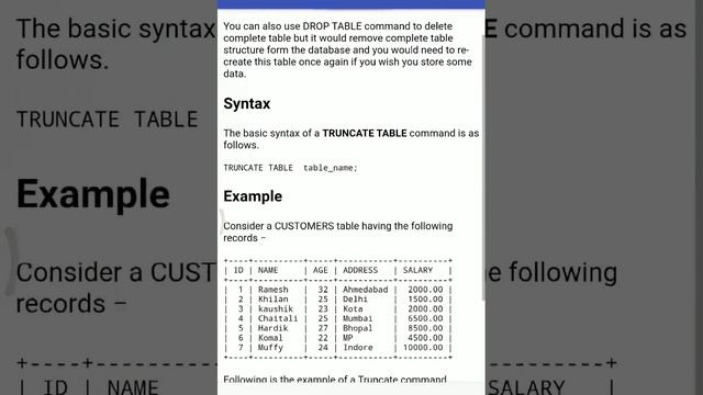 Truncate Tables in #mysql #database #databasemanagement смотреть онлайн