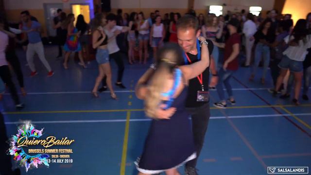 Frederic & Laura dancing Bachata @ Quiero Bailar Brussels Summer Festival - 12 July 2019 смотреть онлайн