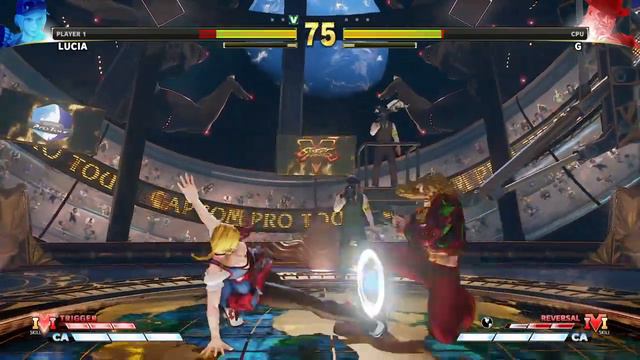 STREET FIGHTER V Lucia vs G смотреть онлайн