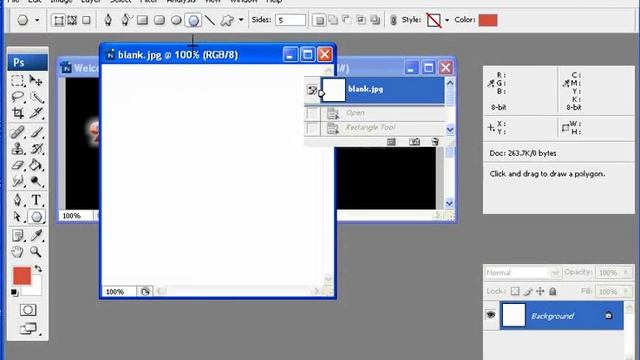 Photoshop Tip - Rectangle Tool смотреть онлайн