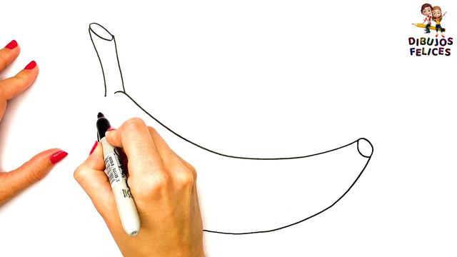 Cómo Dibujar Un Plátano Paso A Paso 🍌 Dibujo Fácil De Plátano смотреть онлайн