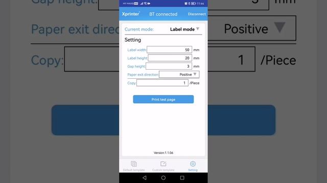 Xprinter XP-420B - How To Print Label Via Bluetooth With Android