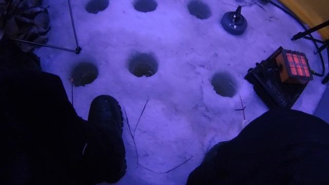 Ловля карася в глухозимье на самом большом озере Западной Сибири. Ночная рыбалка в палатке. смотреть онлайн