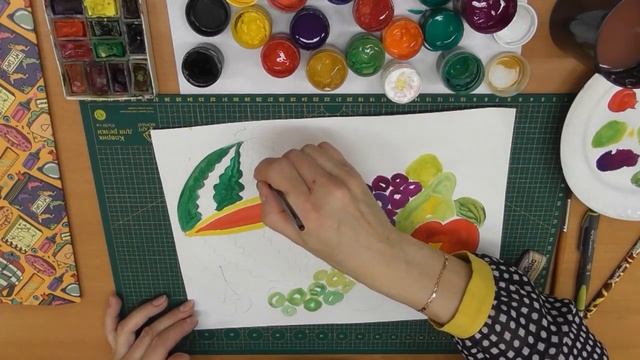 Мастер-класс. Декоративное рисование. Фрукты. Макарова Т.А смотреть онлайн