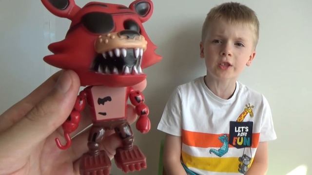 Устин распаковывает аниматроник Фокси.Распаковка игрушек.Фокси.FOXY.Рассказ о Фокси