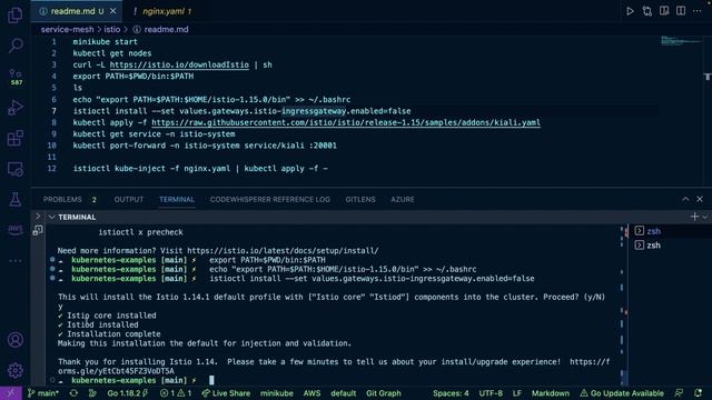Service Mesh and Ingress In Kubernetes: Lesson 5 - Service Mesh Install & App Deployment With Istio смотреть онлайн