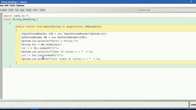 #28 String Handling Explained-Part Two-Java for Class 10 ICSE- index(), charAt(), equals() function смотреть онлайн