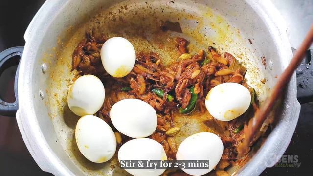 EGG BIRYANI IN COOKER || ONE-POT EGG BIRYANI || EASY EGG BIRYANI RECIPE || 3Gens Kitchen смотреть онлайн
