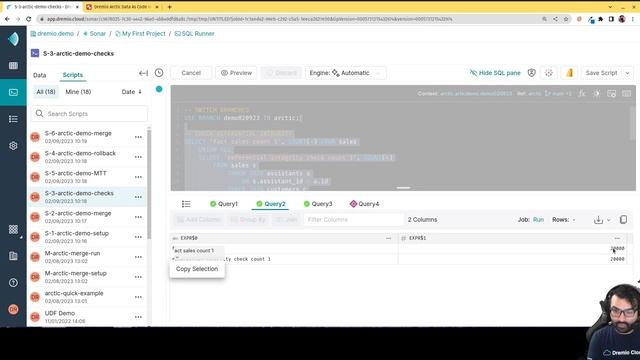 Dremio Arctic - Data as Code - Demo (Branching & Multi-Table Transactions on the Data Lakehouse) смотреть онлайн