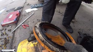 Амкодор 342В Замена сальника ступицы