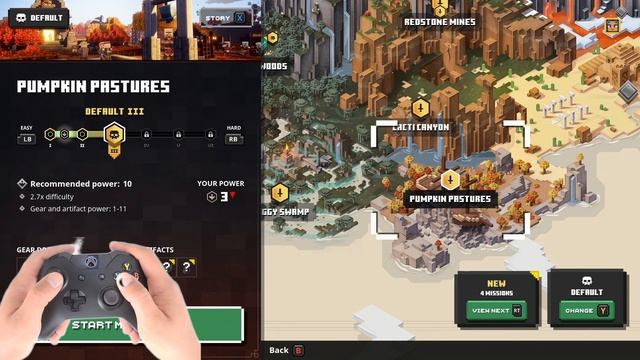 Minecraft Dungeons Gameplay on Xbox One - Part 1 смотреть онлайн