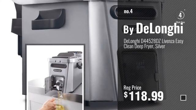 Best Deep Fryers Delonghi [2018]: DeLonghi D677UX 2-1/5-Pound-Capacity Deep Fryer смотреть онлайн