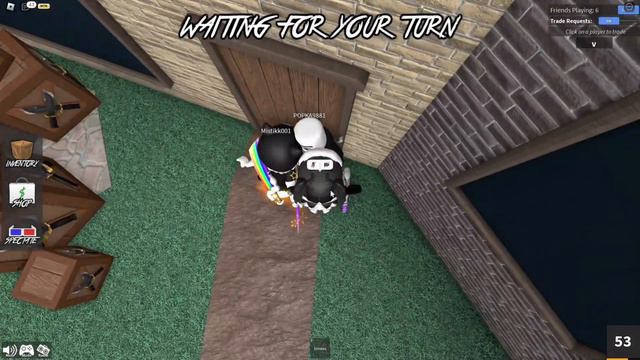 ОПЯТЬ ИГРАЮ В ММ2, *НО СО СВОЕЙ ПОДРУГОЙ^^* смотреть онлайн