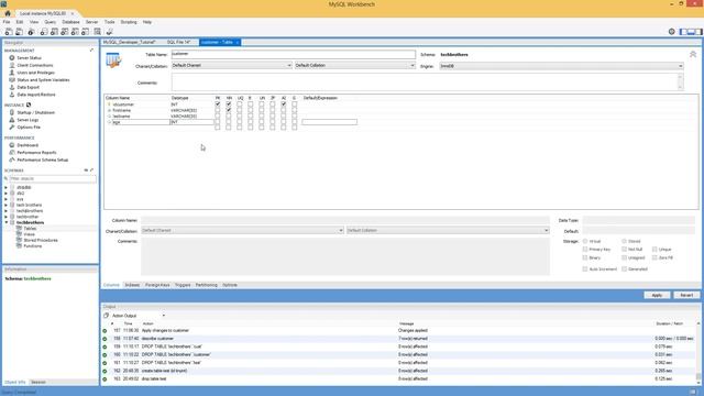 How to Create Table by using MySQL Workbench GUI | MySQL Development Tutorial смотреть онлайн