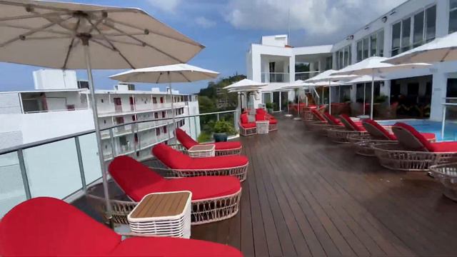 #Jamaica #Mobay S Hotel Jamaica Montego Bay | Sky Deck: rooftop bar, lounge and pool | hotel tour. смотреть онлайн