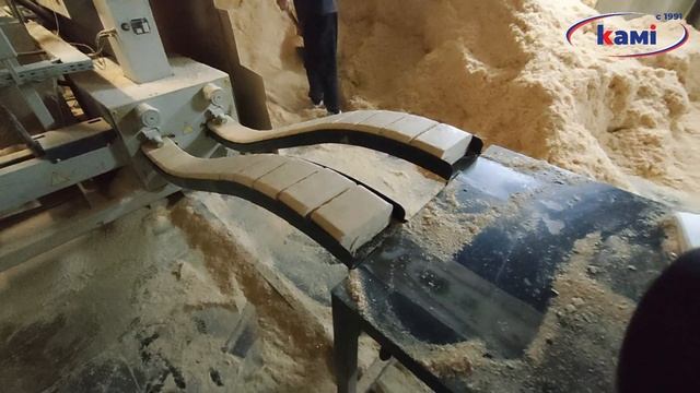 Пресс РУФ для брикетирования BP-600 (BP 500A). Прессование из мелкой стружки от погонажа брикетов смотреть онлайн