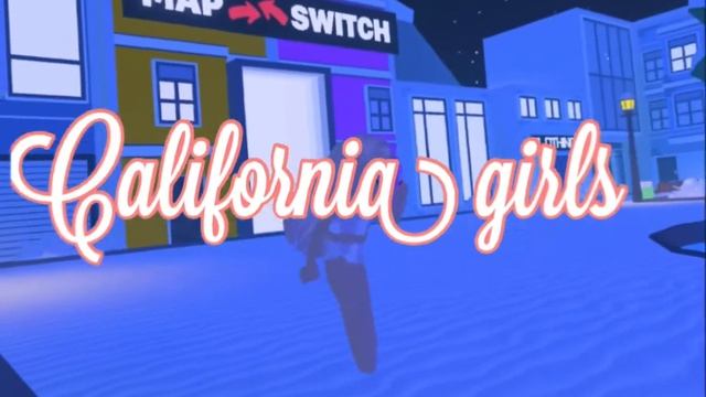 California girls - Roblox Dance смотреть онлайн