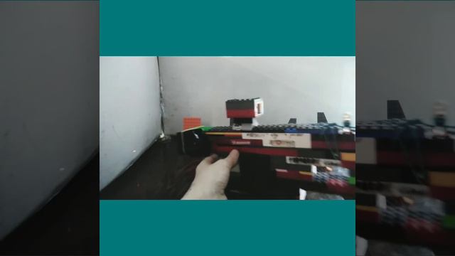 Лего автомат типо п90 с магазином и с калиматорным прицелом. смотреть онлайн