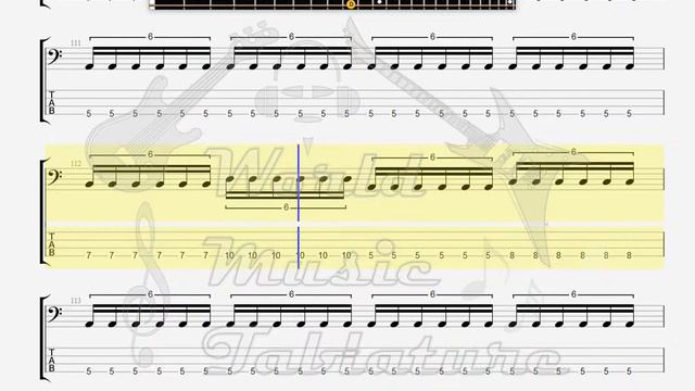 Emperor I Am The Black Wizards BASS GUITAR TAB смотреть онлайн