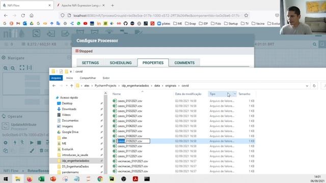 NiFi - RouteOnAttribute baseado no nome dos arquivos смотреть онлайн