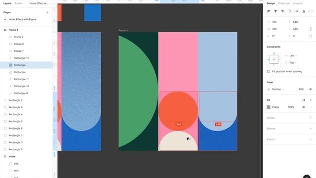 Эффект зернистого градиента в Figma / tutorial смотреть онлайн