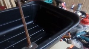 Сани волокуши - доработка, установка сиденья